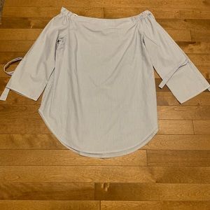 Babaton off the shoulder shirt